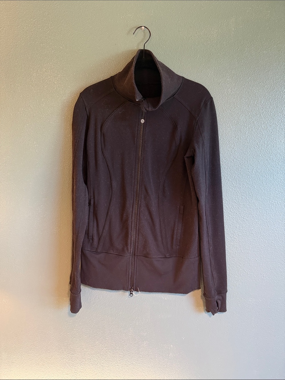 lululemon athletica Black Full-Zip Bomber Jacket